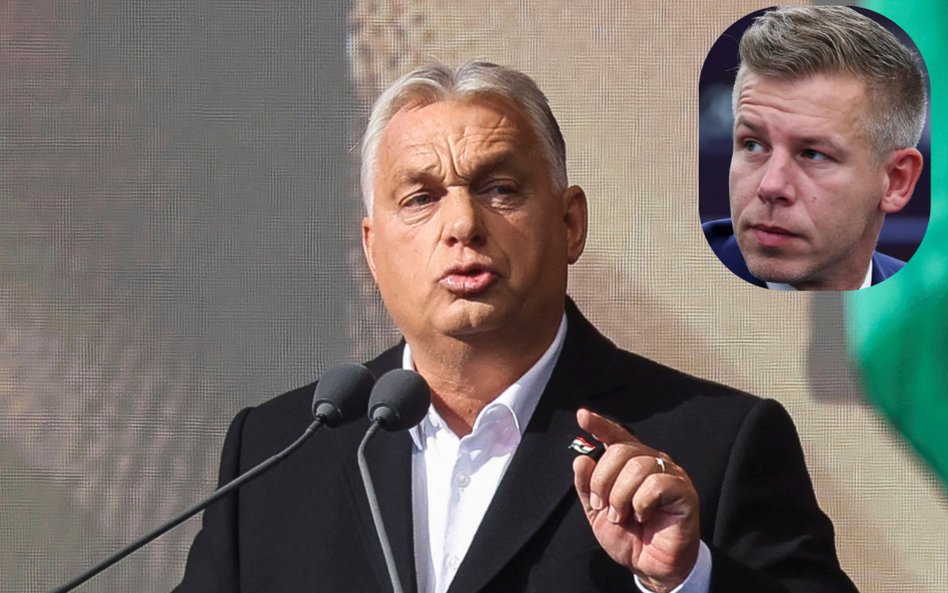 Viktor Orbán i Péter Magyar