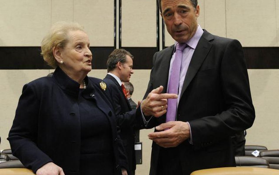 Madeleine Albright i Anders Fogh Rasmussen