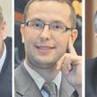 Sławomir Ziegert, szef Biotonu, Wojciech Gudaszewski, prezes DM WDM, i Piotr Sucharski kierujący zar