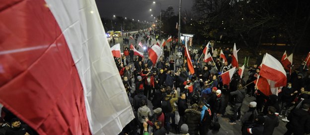 Można odhaczać kolejne punkty programu: przemocowe hasła na Marszu Niepodległości, lewicowcy i liber