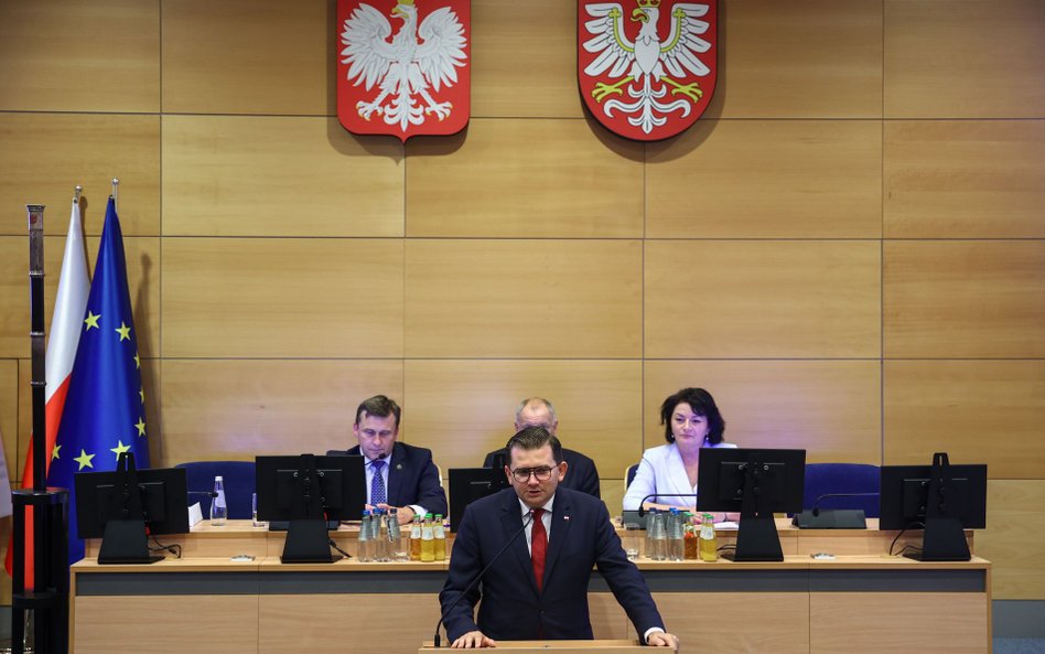 Łukasz Kmita w sejmiku województwa małopolskiego
