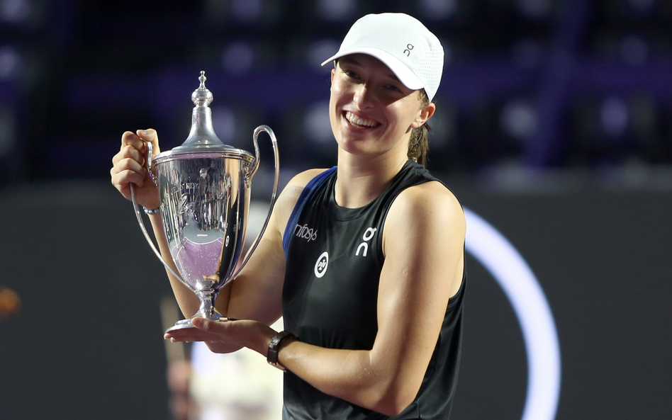 Iga Świątek po wygranej w WTA Finals