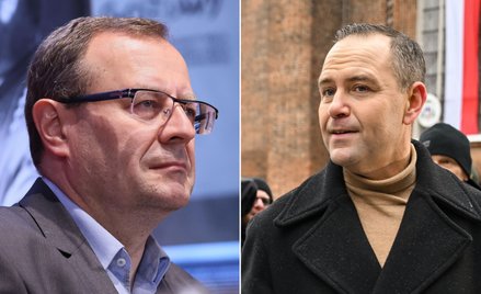 Prof. Antoni Dudek i Karol Nawrocki