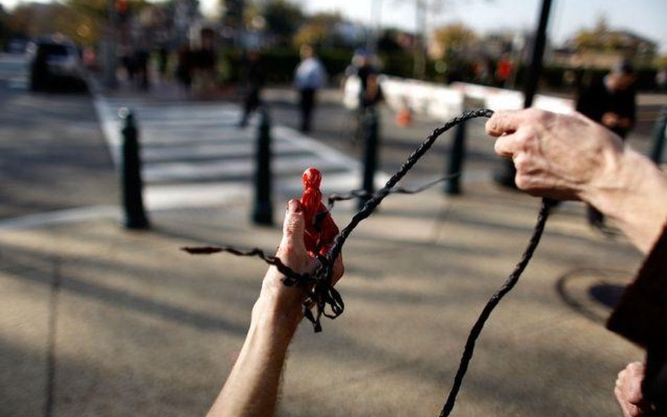 Jeden z protestów przeciwników aborcji