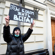 Protest przed Sądem Najwyższym w Moskwie
