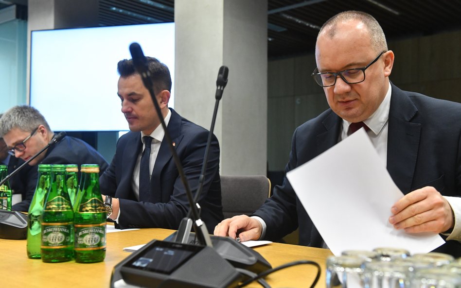 Minister sprawiedliwości, prokurator generalny Adam Bodnar i wiceminister sprawiedliwości Arkadiusz 