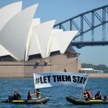 Australia: Protest przeciwko planowanej deportacji uchodźców