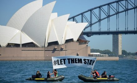 Australia: Protest przeciwko planowanej deportacji uchodźców