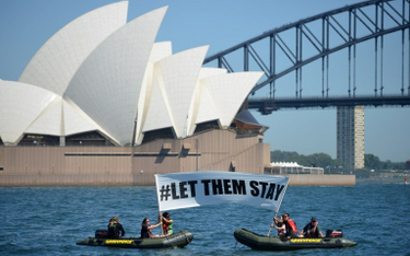 Australia: Protest przeciwko planowanej deportacji uchodźców