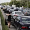 Warszawa, gigantyczny korek na Wisłostradzie