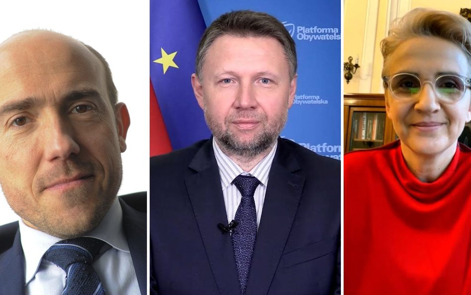 Borys Budka, Marcin Kierwiński i Joanna Scheuring-Wielgus