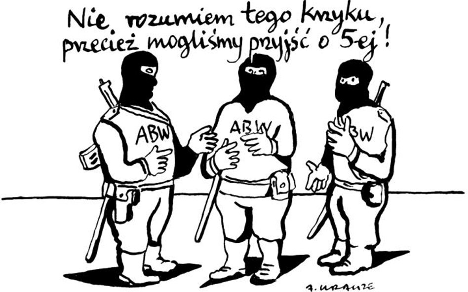 Komentarz rysunkowy. ABW