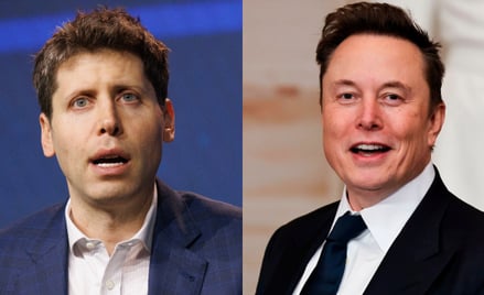 Sam Altman (prezes OpenAI) oraz Elon Musk, właściciel m.in. Tesli, są od dawna skłóceni. Fot. Dustin