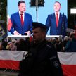 Debata w TVP. Wyborcy rafała Trzaskowskiego i Karola Nawrockiego przed budynkiem TVP, 23 maja