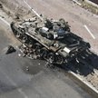 Zniszczony rosyjski czołg, fotografia z obwodu kijowskiego opublikowana 20 marca