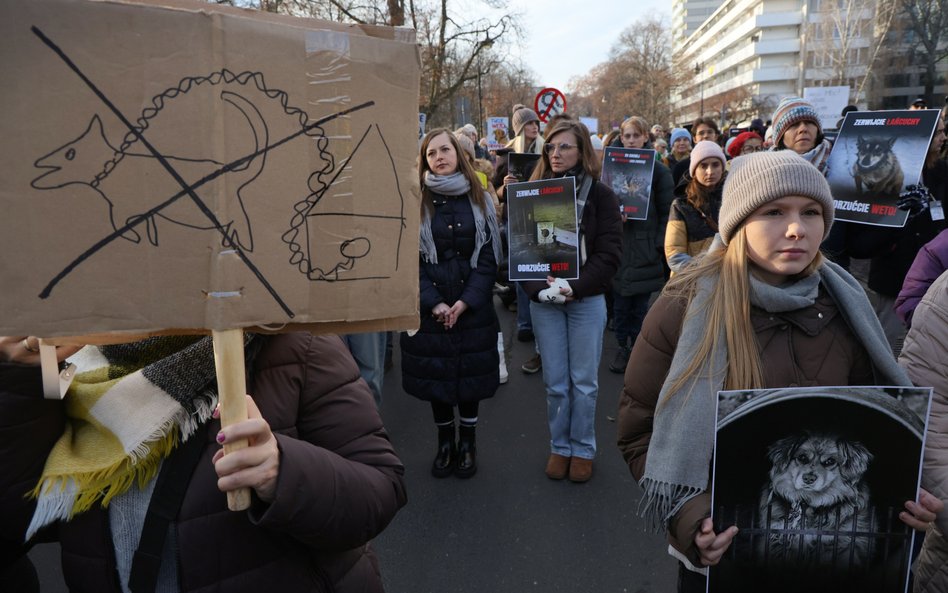 Wbrew apelom demonstrujących przed Sejmem parlament nie odrzucił weta