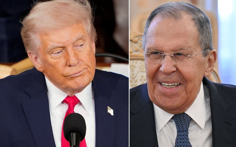 Donald Trump i Siergiej Ławrow