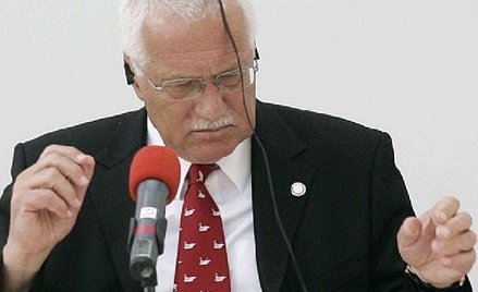 Dla Vaclava Klausa, prezydenta Czech, angielski nie jest problemem