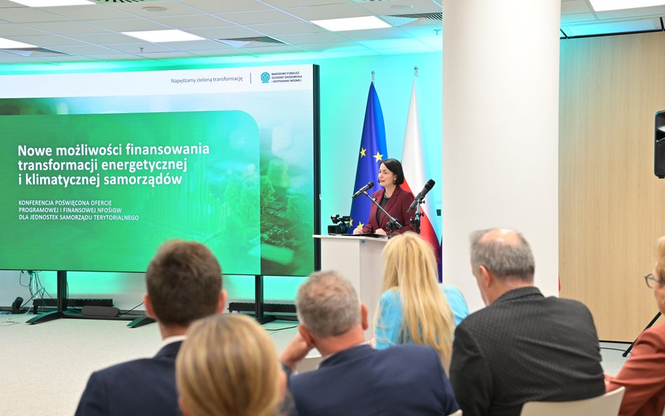 Podczas konferencji „Nowe możliwości finansowania transformacji energetycznej i klimatycznej samorzą