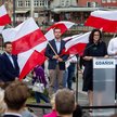 Rafał Trzaskowski z Aleksandrą Dulkiewicz w Gdańsku podczas prezentacji projektu Campus Polska Przys