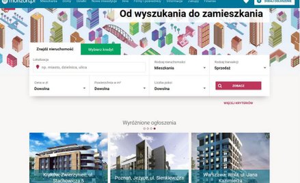 Morizon ma więcej ogłoszeń niż Otodom