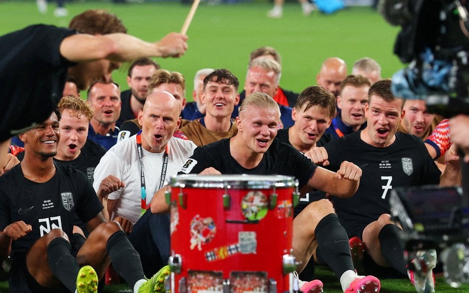 Tak Norwegowie cieszyli się z awansu do 1/16 finału mundialu