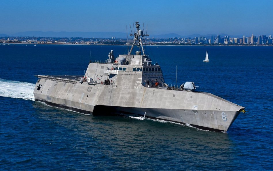 Okręt wielozadaniowy USS Montgomery typu Independence klasy LCS. Fot./US Navy.