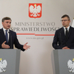 Minister sprawiedliwości, prokurator generalny Zbigniew Ziobro oraz wiceminister sprawiedliwości Mar