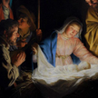 Gerard van Honthorst, Adoracja pasterzy (1622). Dutch Netherlands