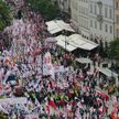 Protest "Solidarności" w Warszawie