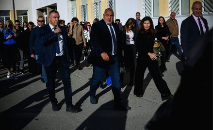 Bojko Borisow (w środku), był już premierem Bułgarii w latach 2009–2013, 2014–2017 i 2017–2021. Jego