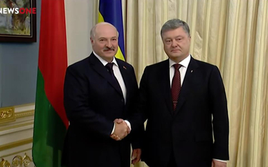 Aleksander Łukaszenko i Petro Poroszenko