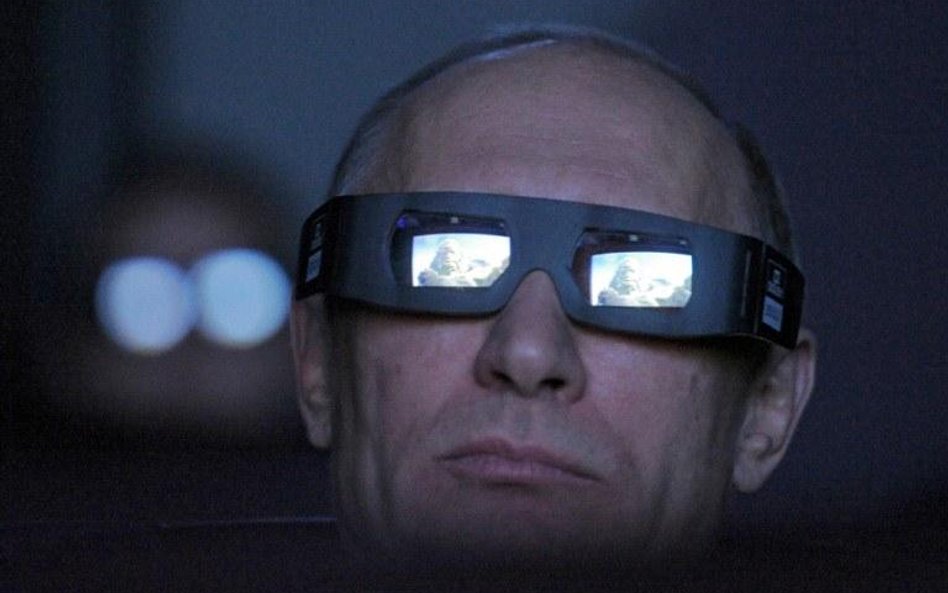 Władymir Putin na pokazie 3D w planetarium