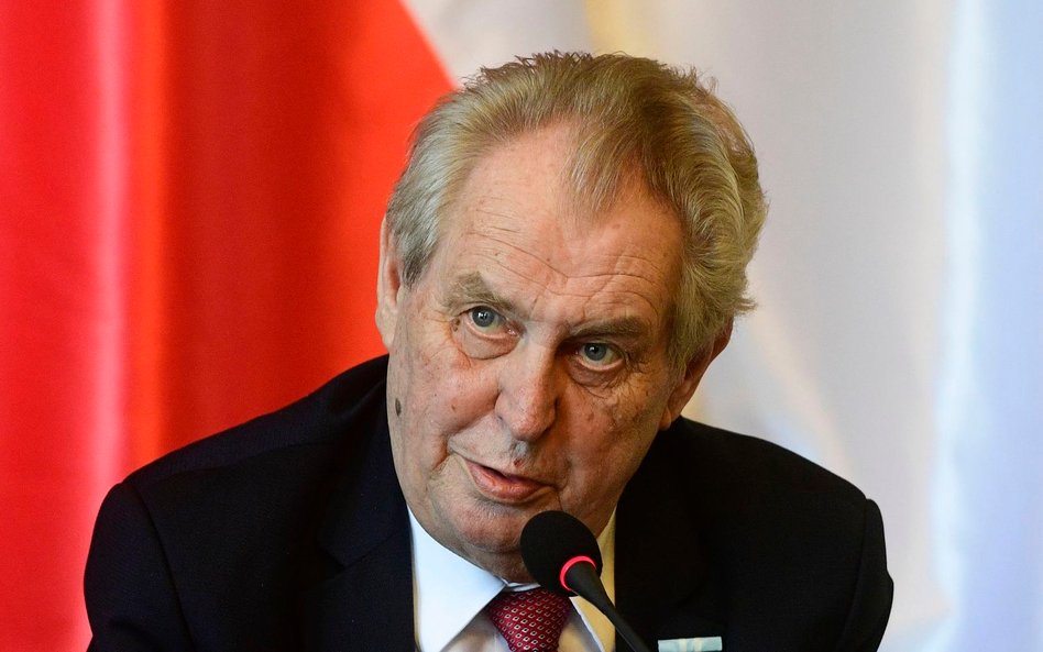 Prezydent Czech Miloš Zeman