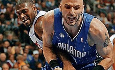 Marcin Gortat w meczu z Detroit Pistons