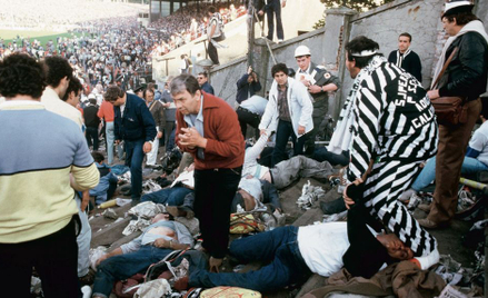 Tragedia na Heysel. Anglicy zachowywali się jak zbrodniczy walec