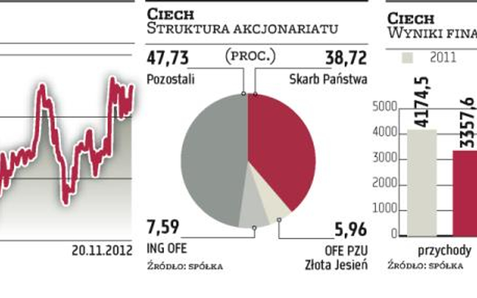 Rząd szuka chętnego na akcje Ciechu