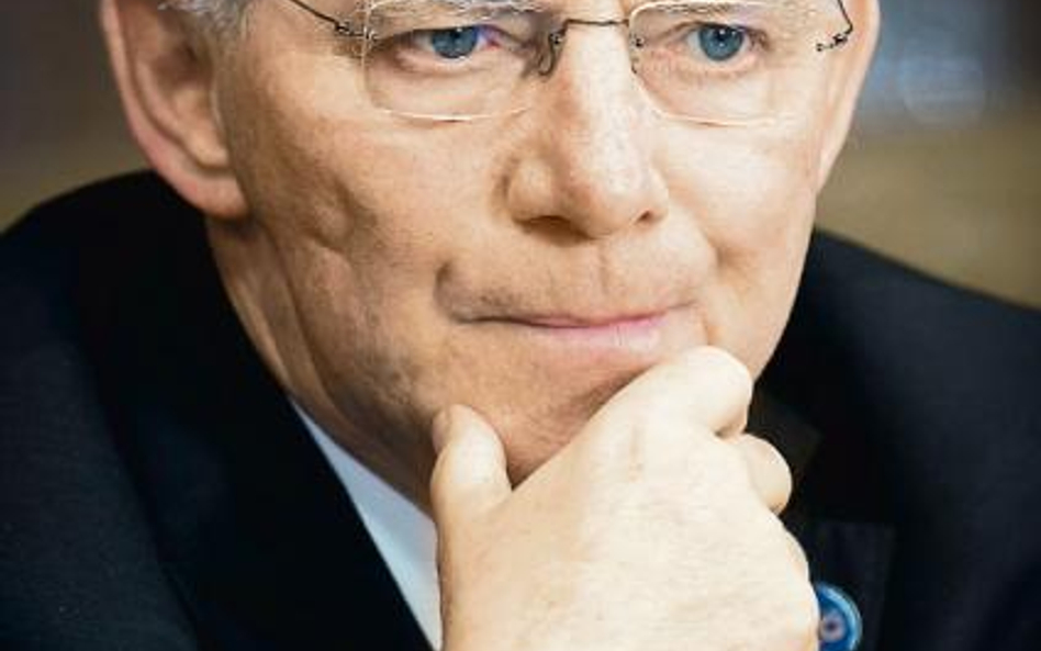 Wolfgang Schaeuble, minister finansów Niemiec.