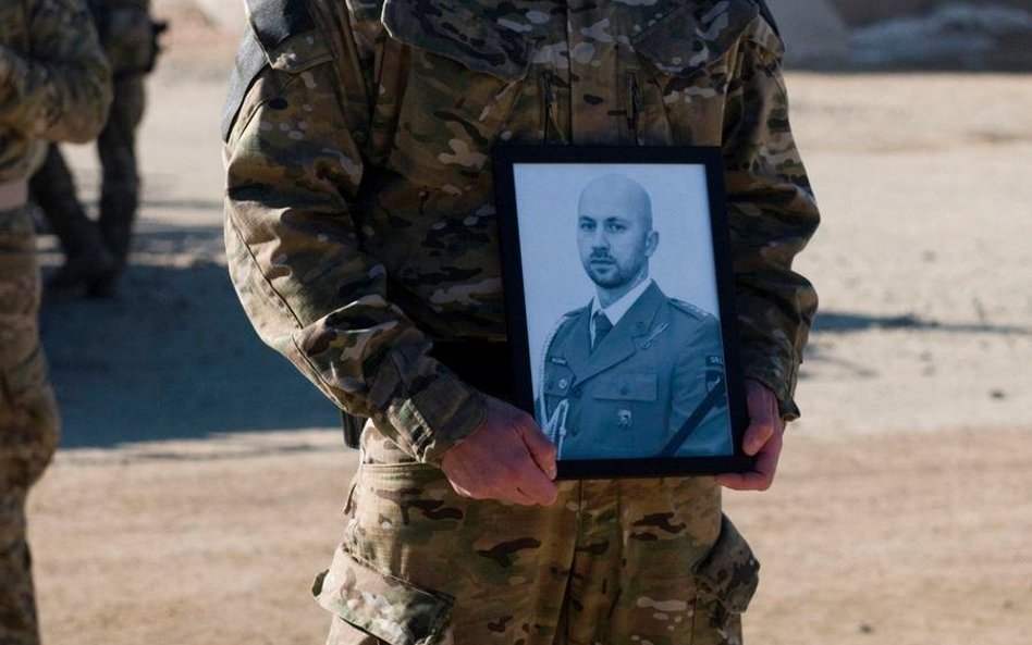 Pożegnanie majora Krzysztofa Woźniaka