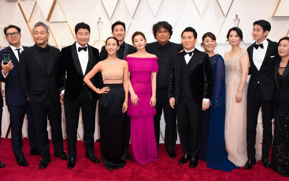 Twórcy filmu "Parasite"