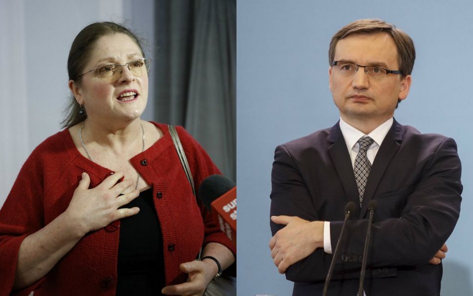 Krystyna Pawłowicz, Zbigniew Ziobro