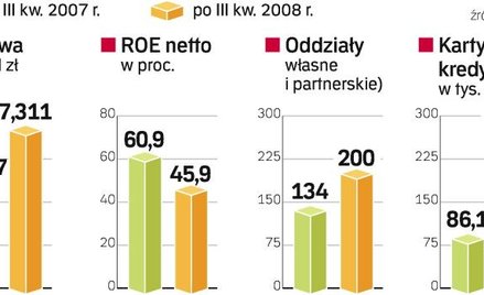 AIG Bank jest 20. na polskim rynku pod względem funduszy własnych, ale jego efektywność należy do na