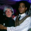 Andy Warhol i Jean-Michel Basquiat, zdjęcie Volkera Hinza