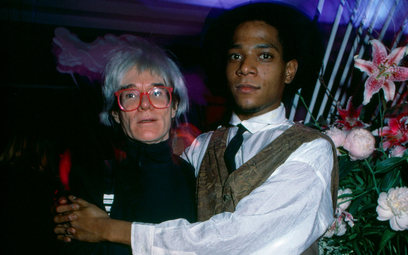 Andy Warhol i Jean-Michel Basquiat, zdjęcie Volkera Hinza