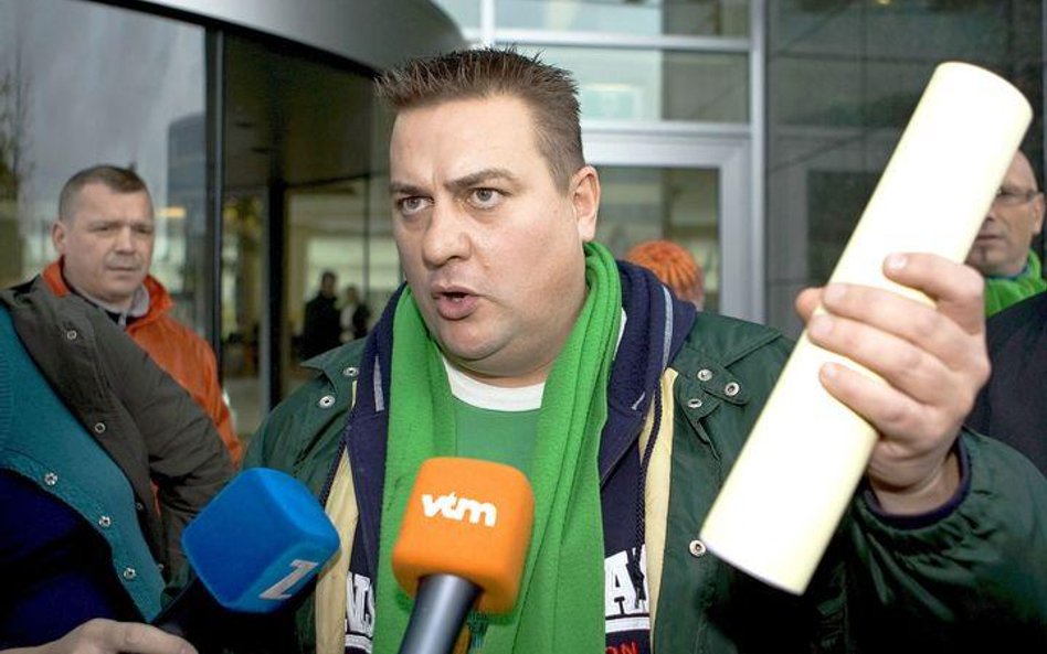 Steve van der Veen z Chrześcijańskiego Związku Zawodowego walczy o prawa pracowników spółki Brink's