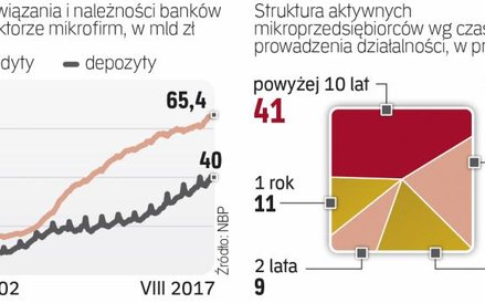 Finansowanie najmniejszych firm szybko rośnie