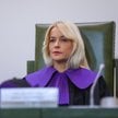 Sędzia Maria Szczepaniec podczas jawnego posiedzenia Sądu Najwyższego