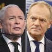 Prezes PiS Jarosław Kaczyński i premier RP, przewodniczący Platformy Obywatelskiej Donald Tusk