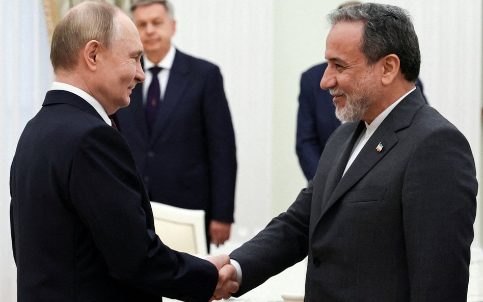 Władimir Putin i Abbas Aragczi