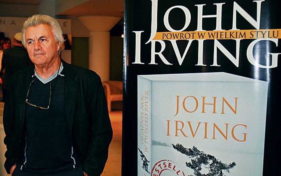 John Irving promował wczoraj swoją najnowszą książkę